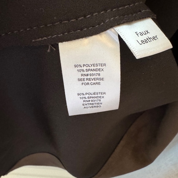 T Tahari Brown Faux Suede Jacket (new) - Picture 4 of 9
